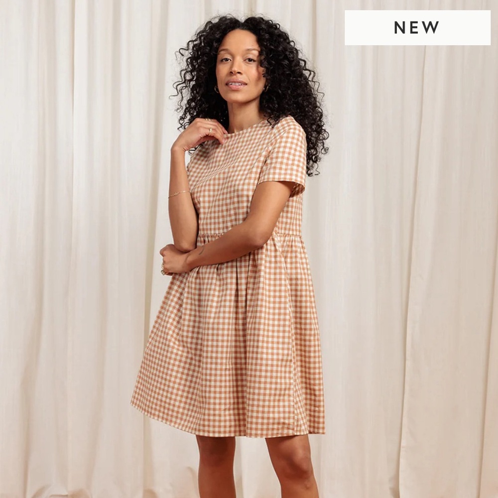 NWT Tradlands Nico dress in hazel plaid - size XL